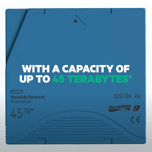 Manage Big Data Better with HPE LTO-9 Ultrium 45 TB Data Cartridges